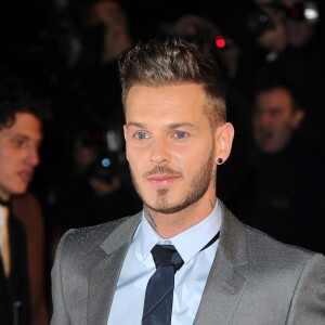 M. Pokora sur le tapis rouge des NRJ Music Awards, à Cannes, le 28 janvier 2012. © Guillaume Gaffiot /Bestimage