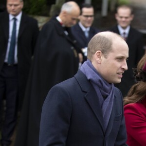 Le prince William, duc de Cambridge, Catherine Kate Middleton, duchesse de Cambridge - La famille royale assiste à la messe de Noël à Sandringham le 25 décembre 2018.