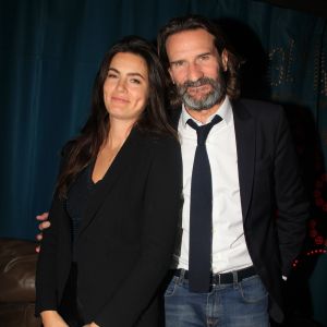 Exclusif - Frédéric Beigbeder et sa femme Lara Micheli - Afterparty du prix du Café de Flore au Paradisio à Paris, le 12 novembre 2019. © Baldini/Bestimage