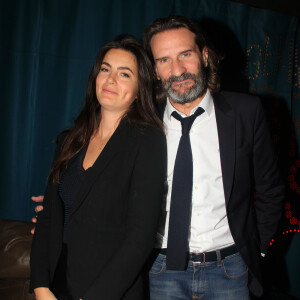 Exclusif - Frédéric Beigbeder et sa femme Lara Micheli - Afterparty du prix du Café de Flore au Paradisio à Paris, le 12 novembre 2019. © Baldini/Bestimage