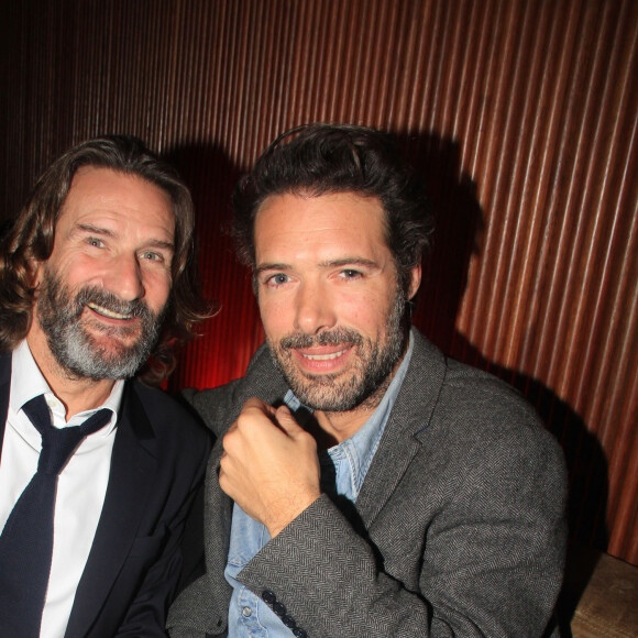 Exclusif - Frédéric Beigbeder, Nicolas Bedos - Afterparty du prix du Café de Flore au Paradisio à Paris, le 12 novembre 2019. © Baldini/Bestimage