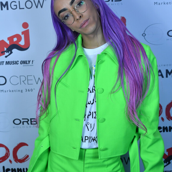 Exclusif - Bilal Hassani - After du concert de Bilal Hassani à la Gioia à Paris le 21 octobre 2019. Le jeune chanteur français se produisait sur la scène de l'Olympia avant son arrivée à la Gioia. © Rachid Bellak/Bestimage