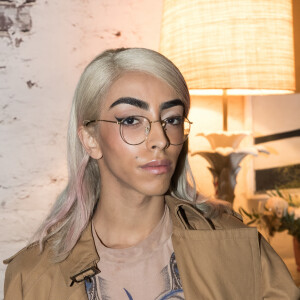 Exclusif - Bilal Hassani - Les people dans l'espace Experience Immersive réservé aux VIP lors du Etam Live Show 2019 au Stade Roland Garros lors de la fashion week à Paris, le 24 septembre 2019. © Cyril Moreau/Veeren/Bestimage