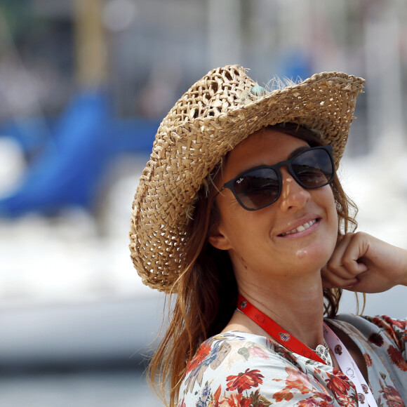 Eve Angeli à Monaco en marge des essais libres du "Grand Prix de Formule 1". Le 24 mai 2018. © Jean François Ottonello / Nice Matin / Bestimage