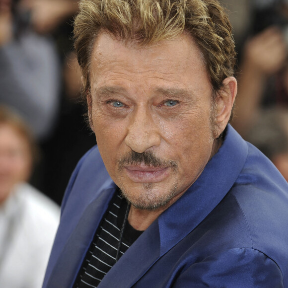 Johnny Hallyday - 62e Festival de Cannes. Le 17 mai 2009. @Nebinger-Orban/ABACAPRESS.COM