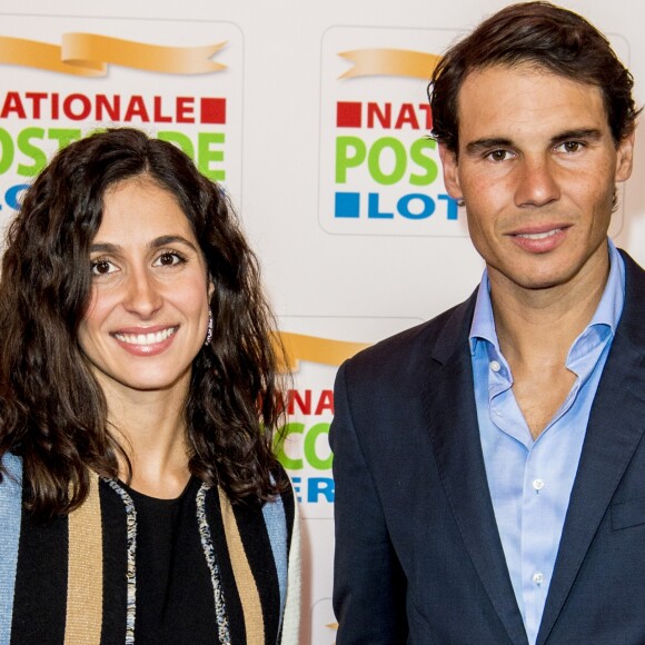 Rafael Nadal et Xisca Perello lors du Goed Geld Gala à Amsterdam. Le 15 février 2018.