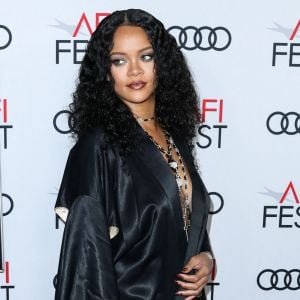 Rihanna à l'avant-première du film "Queen et Slim" à Los Angeles, au AFI Fest, le 14 novembre 2019.