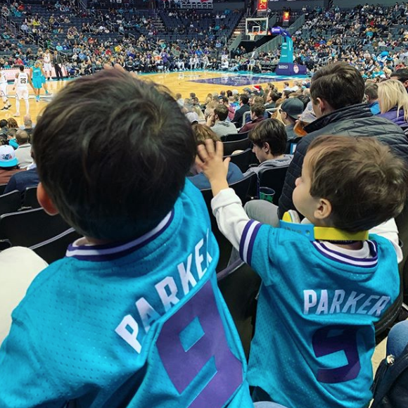 Tony Parker et ses fils sur Instagram.