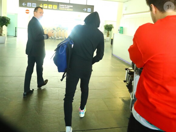 Exclusif - Neymar Jr quitte Barcelone le 11 novembre 2019.