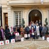 Le Prince Albert II et la Princesse Charlène de Monaco offrent des cadeaux aux personnes défavorisées au bureau de la Croix-Rouge monégasque dans le cadre des célébrations de la fête nationale monégasque, Monaco le 15 novembre 2019, © Olivier Huitel/Pool/Bestimage