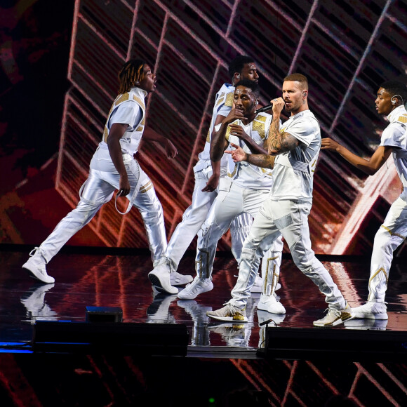 M Pokora en concert au Palais Nikaia à Nice dans le cadre de sa tournée Pyramide Tour le 15 novembre 2019. © Lionel Urman / Bestimage