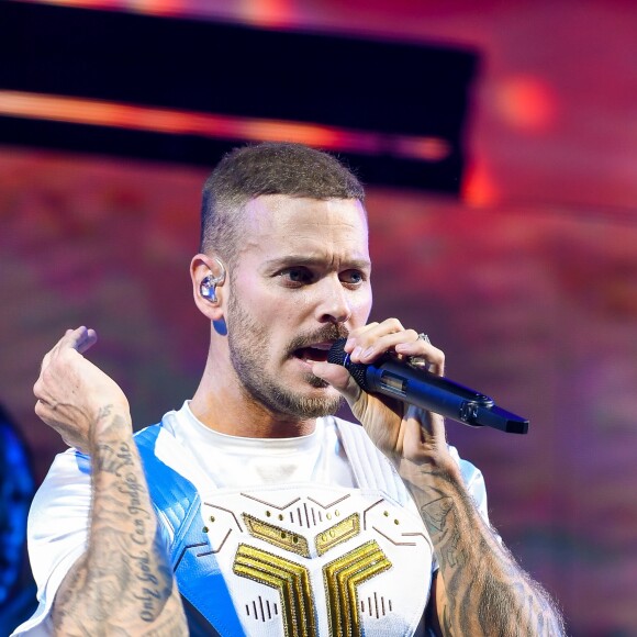 M Pokora en concert au Palais Nikaia à Nice dans le cadre de sa tournée Pyramide Tour le 15 novembre 2019. © Lionel Urman / Bestimage