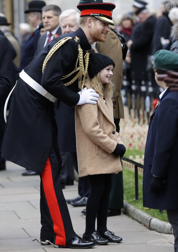 Le prince Harry, duc de Sussex, assiste au 91ème 'Remembrance Day', une cérémonie d'hommage à tous ceux qui sont battus pour la Grande-Bretagne, à Westminster Abbey, le 7 novembre 2019.