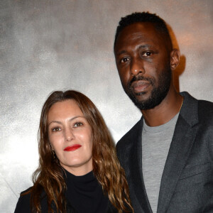 homas NGijol et sa compagne Karole Rocher - Cocktail pour la remise des GQ Awards "Les Hommes de l'Année 2018" au Centre Pompidou à Paris, le 26 novembre 2018. © Veeren/Bestimage
