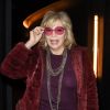 Exclusif - Amanda Lear au Théâtre Marigny à Paris le 13 novembre 2019 lors de la première de Funny Girl, musical culte de Broadway qui révéla Barbra Streisand monté pour la première fois en France. © Guirec Coadic/Bestimage