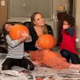 Mariah Carey et ses deux enfants, Moroccan et Monroe. Octobre 2019.