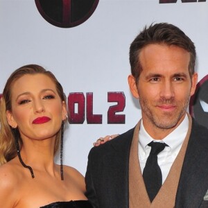 Blake Lively et son mari Ryan Reynolds à la projection du film 'Deadpool 2' au AMC Loews Lincoln Square à New York, le 14 mai 2018.