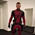 Ryan Reynolds dans la peau de "Deadpool". Septembre 2018.