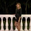 Léa François enceinte, met son baby bump en avant sur Instagram, le 21 otobre 2019