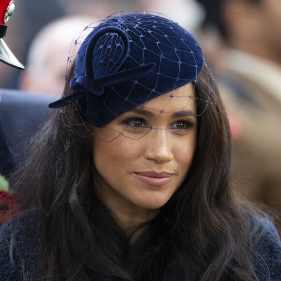 Meghan Markle, duchesse de Sussex, assiste au 'Remembrance Day', une cérémonie d'hommage à tous ceux qui sont battus pour la Grande-Bretagne, à Westminster Abbey, le 7 novembre 2019.