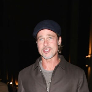 Brad Pitt est allé voir la pièce de théâtre A Play is a Poem au théâtre Ahmanson à Los Angeles, le 21 septembre 2019
