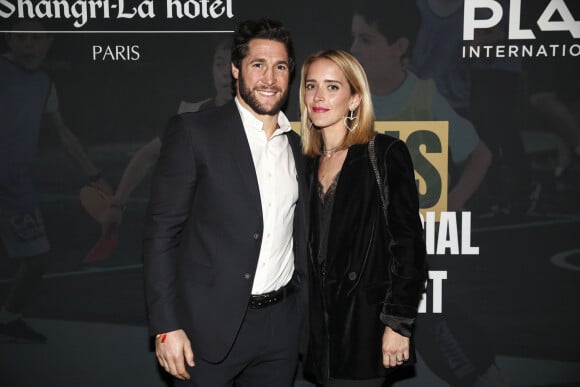 Maxime Machenaud et sa femme Sophie - Play International fête son 20ème anniversaire au Shangri La Hotel à Paris le 19 novembre 2019. © Gwendoline Le Goff/Panoramic/Bestimage