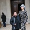 Azzedine Alaia et Lady Gaga à Paris, le 20 janvier 2014.