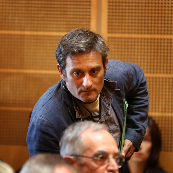 Exclusif - Photo d'archive de l'artiste Bordelais François Saubadu le 1er septembre 2014 au palais de justice de Bordeaux, France durant une audience ou il met le chanteur Bertrand Cantat en cause dans le suicide de sa femme Krisztina Rady en 2010. Bertrand Cantat vient de perdre le procès en diffamation qu'il avait intenté contre François Saubadu, dernier compagnon en date de son ex-femme Krisztina.François Saubadu évoquait la "terreur psychologique" que Bertrand Cantat aurait exercé selon lui sur Krisztina Rady. Il le décrivait comme un "grand manipulateur, capable d'accès de violence et doté d'une force inouïe". © Bernard-Salinier/Bestimage01/09/2014 - Bordeaux