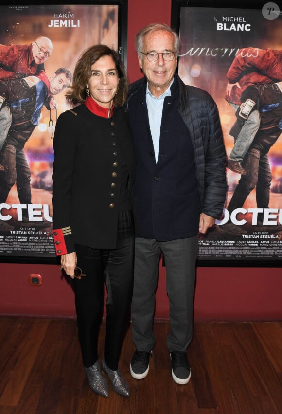 Olivier Orban et sa femme Christine Orban - Avant-première du film "Docteur" au cinéma Publicis à Paris le 21 novembre 2019. © Coadic Guirec/Bestimage
