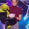 Capucine lors de la première demi-finale d'"Incroyable talent 2019", le 26 novembre, sur M6