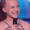 Chléa Giguère lors de la première demi-finale d'"Incroyable talent 2019", le 26 novembre, sur M6