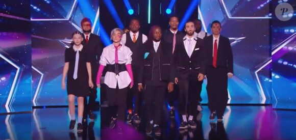 The Rookies lors de la première demi-finale d'"Incroyable talent 2019", le 26 novembre, sur M6