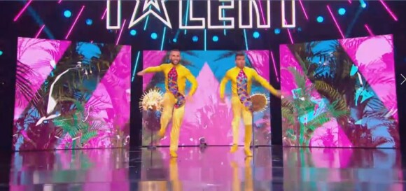 Lolito & Ronald lors de la première demi-finale d'"Incroyable talent 2019", le 26 novembre, sur M6