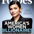 Kylie Jenner en couverture de "Forbes", août 2018.