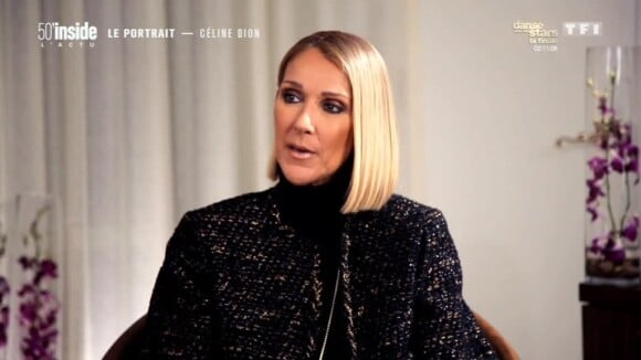 Céline Dion, invitée de 50 Mn Inside le 23 novembre 2019 sur TF1.
