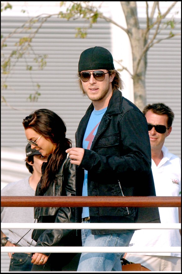 Lindsay Lohan et Harry Morton arrivant à la Mostra de Venise en septembre 2006.