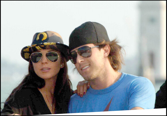 Lindsay Lohan et Harry Morton arrivant à la Mostra de Venise en septembre 2006.