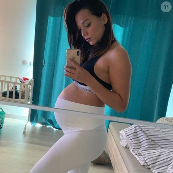 Barbara Lune annonce être enceinte, sur Instagram le 24 novembre 2019.