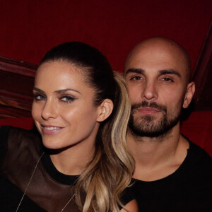 Exclusive - Clara Morgane et son mari Jérémy Olivier à la soirée "Goodbye Halloween Party" au Pink Paradise, Paris. Le 31 octobre 2014. @Jerome Domine/ABACAPRESS.COM