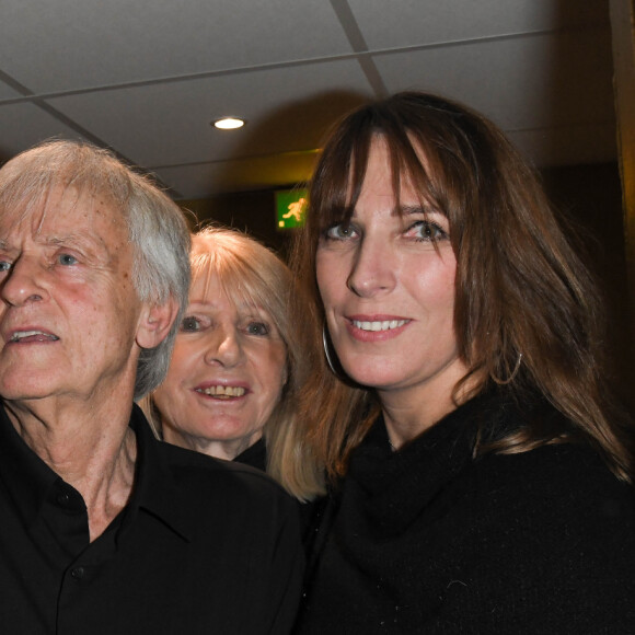 Exclusif - Laurent Arcaro, Dave et Stéphanie Jarre - People au concert de Dave à Bobino à Paris le 18 novembre 2019. © Coadic Guirec/Bestimage