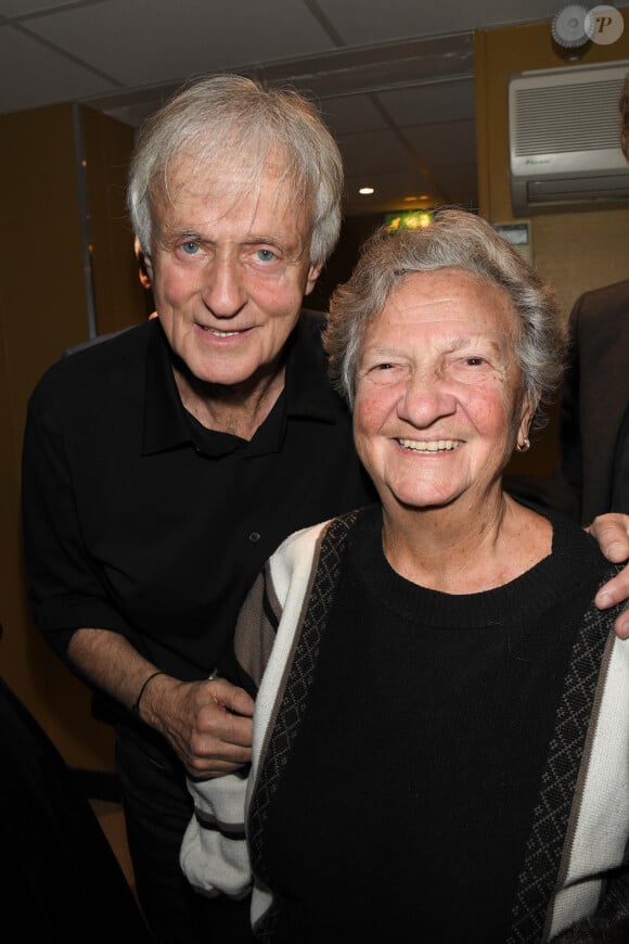 Exclusif - Dave et Marthe Villalonga - People au concert de Dave à Bobino à Paris le 18 novembre 2019. © Coadic Guirec/Bestimage