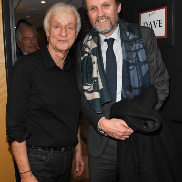 Exclusif - Dave et Jean-Marc Dumontet - People au concert de Dave à Bobino à Paris le 18 novembre 2019. © Coadic Guirec/Bestimage