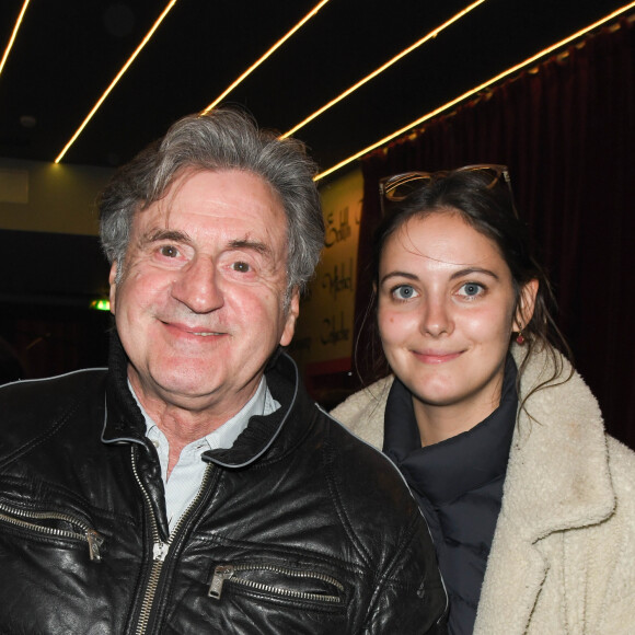 Exclusif - Daniel Auteuil et sa fille Nelly - People au concert de Dave à Bobino à Paris le 18 novembre 2019. © Coadic Guirec/Bestimage