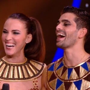 Linda Hardy et Christophe Licata lors du prime de "Danse avec le stars 2019" du 2 novembre, sur TF1