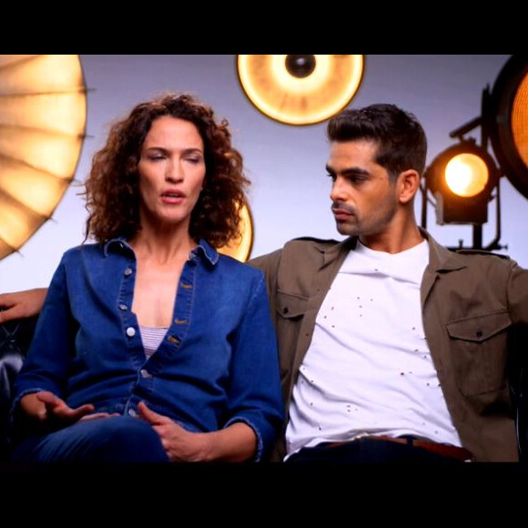 Linda Hardy et Christophe Licata lors du prime de "Danse avec le stars 2019" du 2 novembre, sur TF1