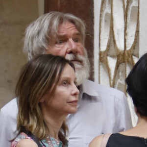 Harrison Ford et sa femme Calista Flockhart visitent la Mosquée-cathédrale de Cordoue, le 28 juin 2016.