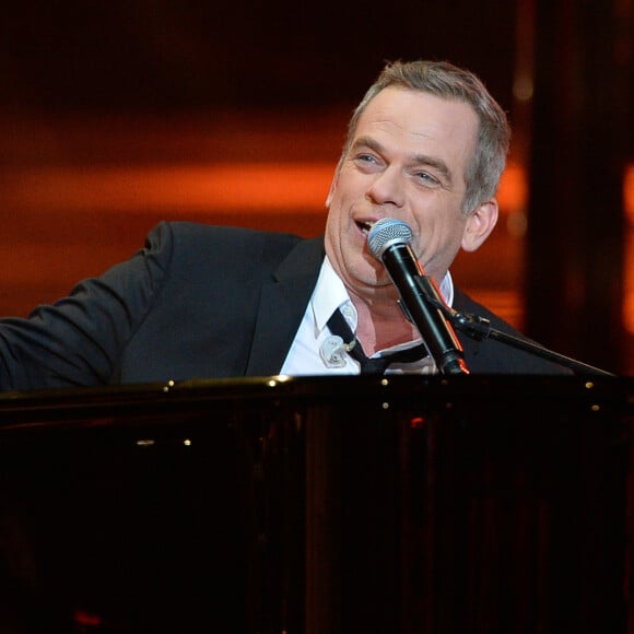 Le chanteur Garou (parrain du Téléthon 2016) - 30ème édition du Téléthon 2016 à l'hippodrome de Longchamp à Paris, France, le 3 décembre 2016. © Coadic Guirec/Bestimage