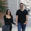 Exclusif - Jenna Dewan, enceinte, et son compagnon Steve Kazee à la sortie d'un cabinet médical à Los Angeles, le 6 novembre 2019.