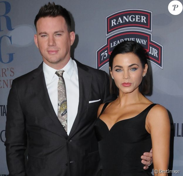 Channing Tatum et Jenna Dewan Tatum - Avant-première du film "War Dog: A Soldier's Best Friend" à Los Angeles, le 6 novembre 2017.