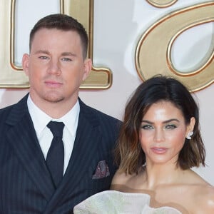 Channing Tatum et Jenna Dewan Tatum à la première de Kingsman: The Golden Circle à Leicester Square à Londres, le 18 septembre 2017